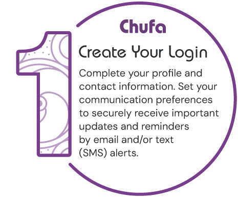 1. Complete your profile information and choose your communication preferences